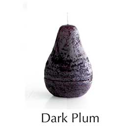 Pear Candle - Dark Plum
