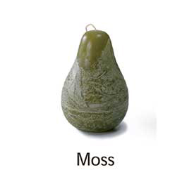 Pear Candle - Moss