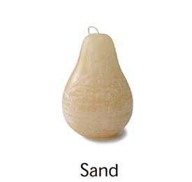 Pear Candle - Sand