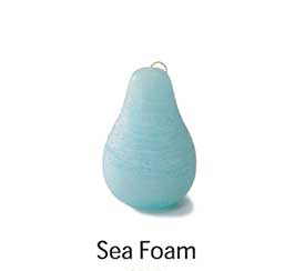 Pear Candle - Sea Foam