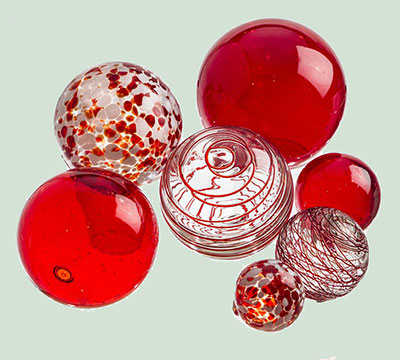 Glass Balls - Amber