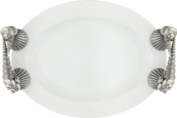 Tray Porcelain Ocean Small