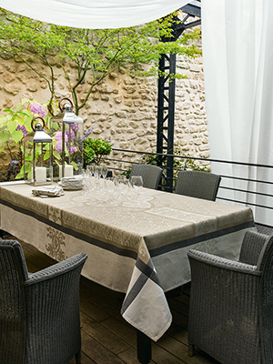 Siena Tablecloth Taupe