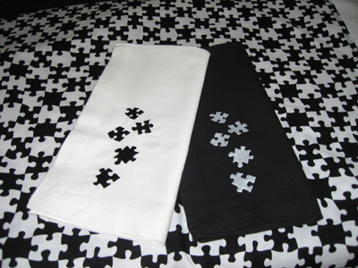 Custom Puzzle Napkins