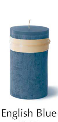 Pillar Candles - English Blue