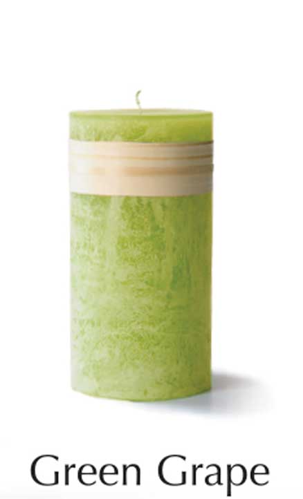 Pillar Candles - Green Grape