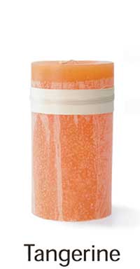 Pillar Candles - Tangerine