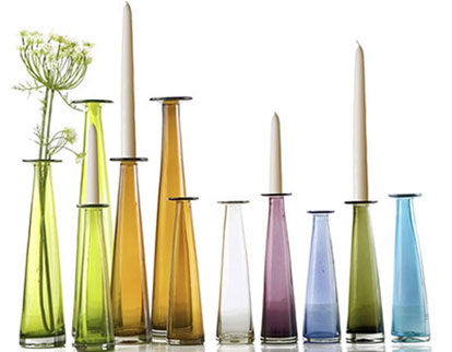 glass candlestick