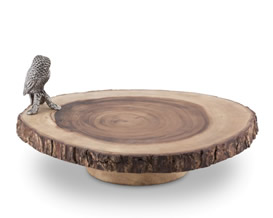 Pewter Wood Cheese Board