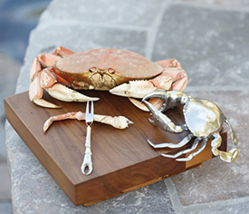 Pewter Wood Cheese Board