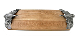 Pewter Wood Cheese Board