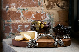 Pewter Wood Cheese Board