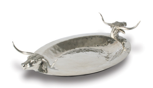 Pewter Tray - Steer